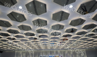 Tấm trần nhôm 1100 trang trí hình lục giác cho trung tâm thương mại sang trọng
